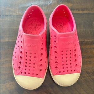 Little kids pink Native shoes